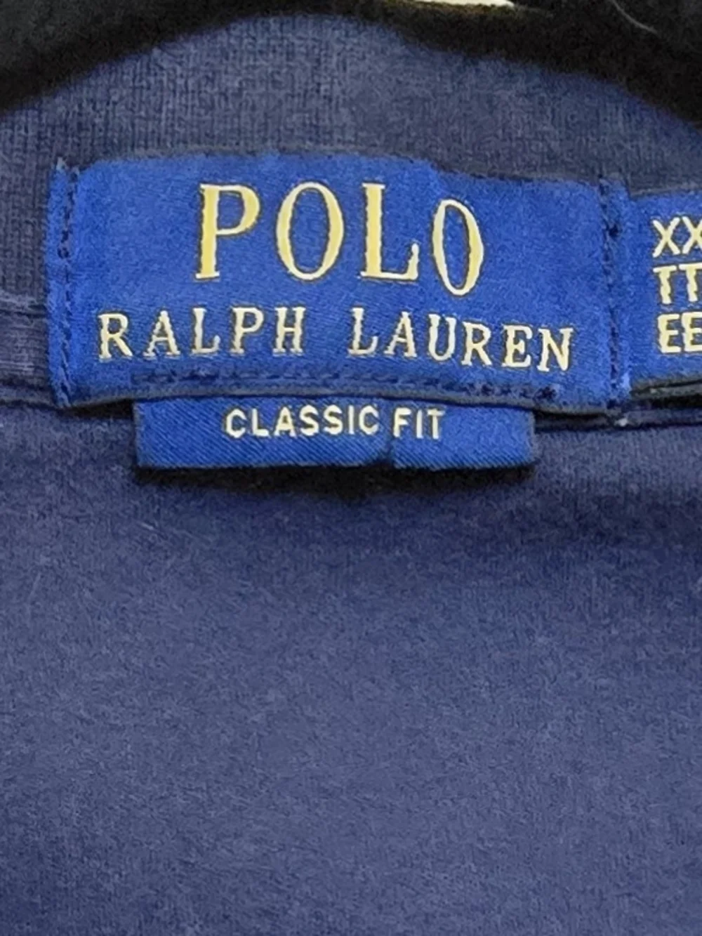 Polo Ralph Lauren Men’s XXL Classic Fit Polka Dot Short Sleeve Polo Shirt Navy